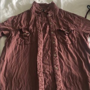 Long sleeve flannel, medium but fits small